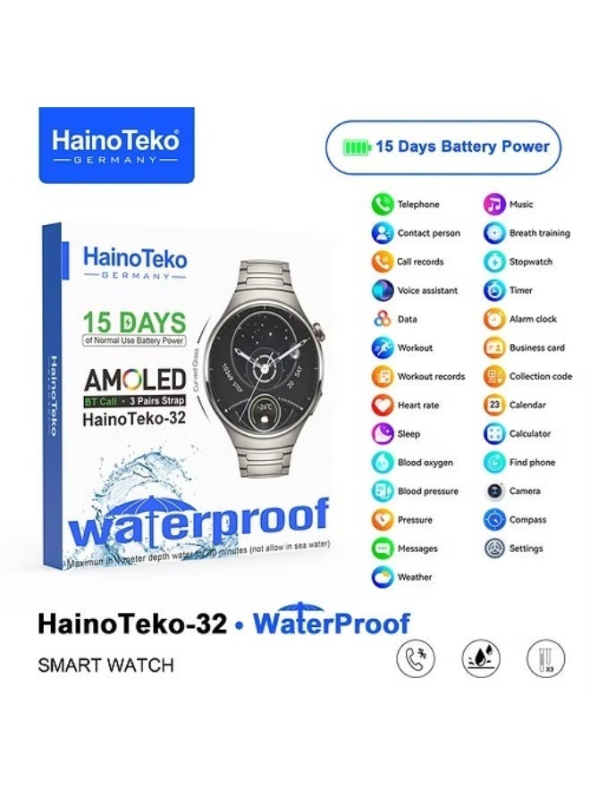 Haino Teko Haino-Teko 32 Waterproof Watch – Stylish Design & Smart Performance - Image 1